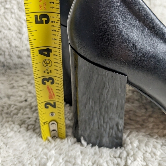 MATT & NAT Heel black pointed toe shoes LIKE NEW CONDITION!  size 38 = 7.5 us - Picture 10 of 10